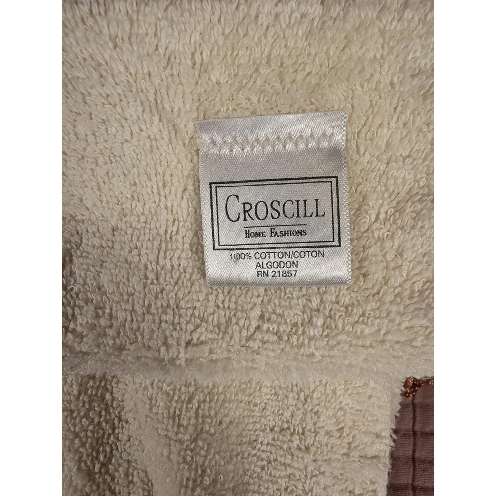Croscill Multicolor 5Pc Towel Set Bath Hand Fingertip Tassel Fancy